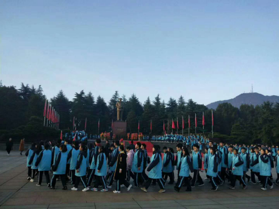 泗陽桃州中學參加韶山研學之旅_湖南研學旅行網